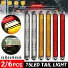 15 LED RV Trailer Tail Lights Brake Reverse Indicator Slim Strip UTE STOP AU