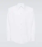 [The Row] The Row Paramo cotton poplin shirt UK 15 white