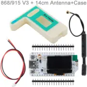 915/868MHz ESP32 WiFi LoRa V3 Board + Case + LoRa Antenna for Meshtastic LoRaWAN