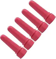Hffheer 5pcs Little Cow Calf Milk Drink Nipple Soft Rubber Goat Milk Bottle Feeding Teat Mouth Rubber Calf Feeding Bottle Nipple Lamb Teats Nursing Bottle Nipples(6.9cm Length)