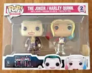 THE JOKER & HARLEY QUINN SUICIDE SQUAD FUNKO POP VINYLS NEW IN MINT 2 PACK BOX