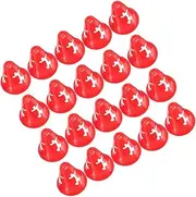 Abaodam 20Pcs Agility Training Cones for Soccer Basketball Roller Skating Lightweight Portable Sports Cones for Play Obstacle Courses Durable Pe Material
