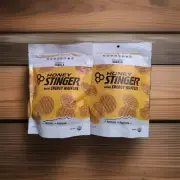 2 Bags Honey Stinger Organic Mini Energy Vanilla Waffles 5.3 oz Each Bag