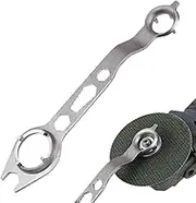 Grinder Spanner Wrench | Adjustable Spanner Thickened Maintenance Tool | Four-Claw Repair Tool Angle Grinder Attachments for Tightening Removing Screws