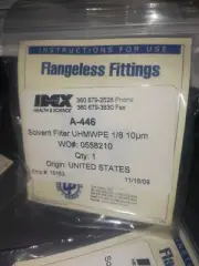 Upchurch Solvent Filter Assembly; A-446