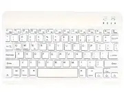 Brandnew! Wireless Bluetooth Ultra Slim Sleek Rechargeable White Keyboard