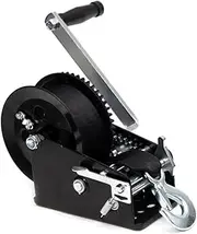 Manual winch High Carbon Steel Auto Brake Hand Winch 800lbs Vertical Lifting Boat Trailer Winch Manual Winch Hand Crank Winch