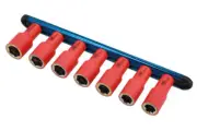 Laser Tools VDE Deep Insulated Socket Set 16-22mm 3/8"D 7pc 6 Point Metric 8989