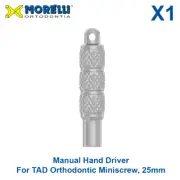 Dental Morelli SS Manual Hand Driver For TAD Orthodontic Miniscrew 25mm