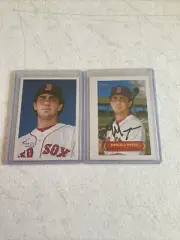 LOT (2) 2022 Topps Heritage Minors MARCELO MAYER BOSTON RED SOX