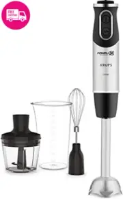 Krups Perfect Mix 8500 Hand Blender 1000W Powelix Stainless Steel 500ml Chopper