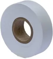 300-Feet by 1-3/16-Inch 4-Mil High Visibility Flagging Tape, White