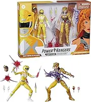 Power Rangers - Lightning Collection - Mighty Morphin 6" Yellow Ranger Aisha Vs Scorpina - Premium Collectible Action Figures with Accessories - Toys for Kids - Boys and Girls - F2046 - Ages 4+