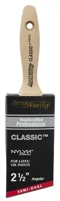 ARROWORTHY CLASSIC SEMIOVAL ANGLE BEAVER TAIL NYLYN 2.5 INCH