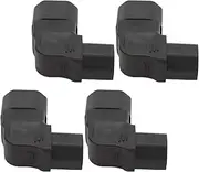 IEC C14 to C13 Power Adapter 10A PDU Plug Socket 90 Degree, for Wall Mounted LCD TV, Suitable for Laptop Power Adapters
