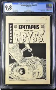 Epitaphs from the Abyss #2 1:25 variant CGC 9.8 cover D Oni Press EC Comics
