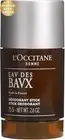 L'Occitane Eau Des Baux Deodorant Stick 75g Woody Scent Luxury Men’s Care