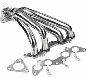 Shuogoufeng Store Exhaust Manifold Header Kit 90-99 Compatible With Celica GT GTS 2.2L 4-1 JDM Compatible With Racing Sport
