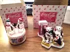 1997 Coca Cola- POLAR BEARS- MUSICAL&1998 HERITAGE COCA-COLA COLLECTION FIGURIN