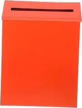 GANAZONO Box Email Suggestion Box House Mailbox Retro Mailbox Vintage House Decor Mail Holder for Wall Orange Iron