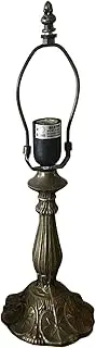 Table Lamp Base Replacement, Only 19" High Tiffany Alloy Desk Lights Base Bronze Fit for 12 Inch Tiffany Style Stained Glass Lampshades KeYJ