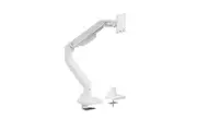 Brateck Heavy-Duty Gas Spring Monitor Arm - White [LDT81-C012-W]