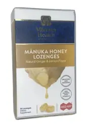 Manuka Health New Zealand Manuka Honey Lozenges Ginger & Lemon Flavor - 15 ct