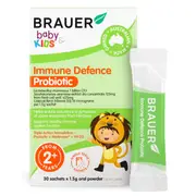 Brauer Baby & Kids Immune Defence Probiotic Powder 30 Sachets