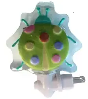 Ladybug Glass Fusion Night Light by Lori Siebert for Silvestri by Demdaco