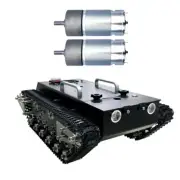 WT-200s Upgraded RC Tank Chassis Metal Track Tank Load 30KG Shock Absorber
