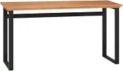 Teak Desk 120x45x75 cm Office Table Wood Home Desks Stand Adjustable Work Computer