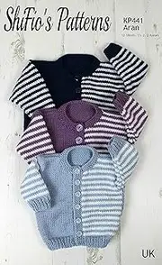 Knitting Pattern-KP441-childs cardigan boy or girl 3 sizes - 12mths-18mths, 1½yrs-2yrs, 2yrs-4yrs