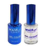 Wave WR114 Sparkling White - Royal Collection Gel Polish & Nail Lacquer Duo 15ml