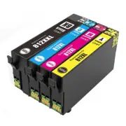 5x Compatible High Yield Ink 812XL 812XXL for Epson WF7830 WF7840 WF7845 Printer