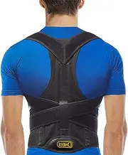 Back Brace Posture Corrector Clavicle and Lower Back Support- Comfortable Back and Shoulder Brace for Men and Women- Improve Posture, Correct Hunchback, Relieve Pain