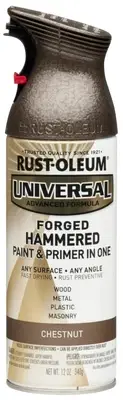Rust-Oleum 271479 Universal All Surface Forged Hammered Spray Paint, 12 oz, C...