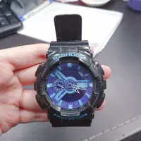 在飛比找蝦皮購物優惠-207-g-shock GA-110HC 黑藍 運動手錶 電