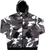 Supreme x Gore-Tex Windstopper Zip Up Hooded Sweatshirt Snow Camo FW20 Size Med