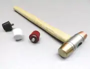 Hammer Interchangeable 5 Faces Plastic Nylon Copper Rubber Brass Mallet Jewelry