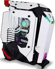 KEDIERS C650 Mech PC Case - ATX Tower Gaming Computer Case with Tempered Glass,White