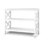 Console Table 3-tier White Polly Artiss