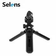 Selens Mini Table Tripod Extendable Camera Gopro Vlog Stand Monopod + Gopro Base
