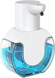 Automatic Foaming Soap Dispenser,420ml Touchless Soap Dispenser,4 Levels Can Adjusted to Create Bubbles,Type-C Rechargeable Waterproof Hand Soap Dispenser,for Shower, Bathroom and Kitchen
