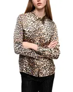 Ganni Printed Satin Shirt