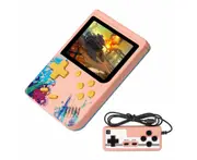 500 In 1 Portable Handheld Retro Video Game Console Doubles Mode - Pink