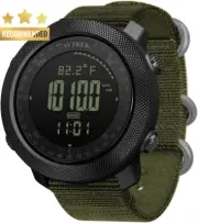 Military Watch Men Digital Altimeter Pedometer Compass Tactical Sport Waterproof