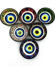 Hand-Painted Ceramic Evil Eye Bowl