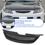 Matte Front Bumper Grille Mesh Honeycomb For Mazda Protege5 MP3 01-03 Fiberglass (for: Mazda)