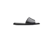 Womens Clarks Karsea Mule Slides Black Leather Sandals Slip On Shoes