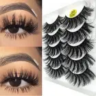 Wispy Flared 3D Faux Mink Hair Crisscross Eye Lash Extension False Eyelashes
